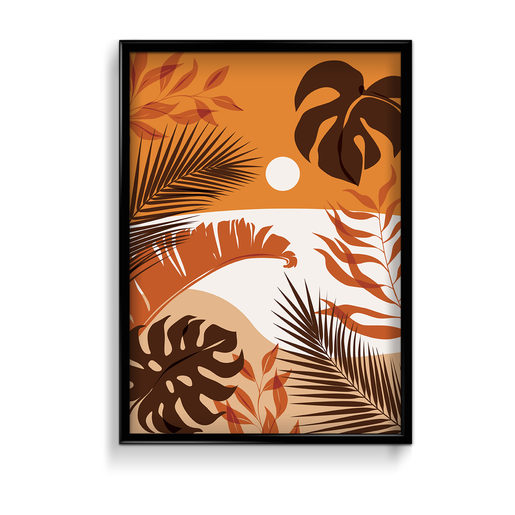 Afternoon - Minimal Landscape Modern Wall Art