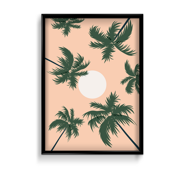 The Day We Met - Minimal Landscape Modern Wall Art
