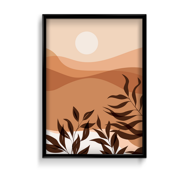 Reflection - Minimal Landscape Modern Wall Art