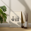 I can & I will Wall Art