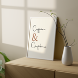 Caffeine & Confidence Wall Art