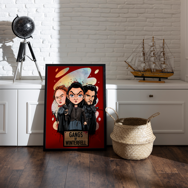Game of thrones - Winterfell House Stark Poster - The Mortal Soul