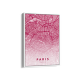 Paris City Street Map Art - The Mortal Soul