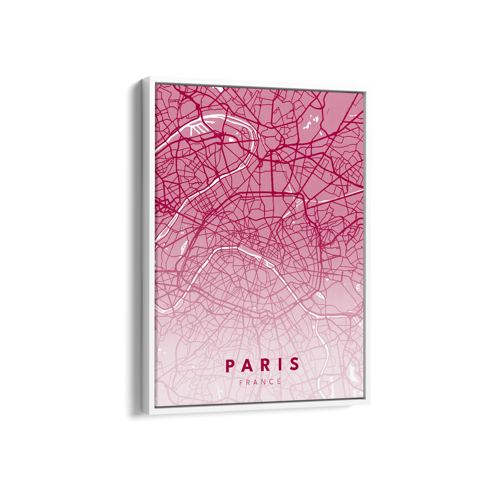 Paris City Street Map Art - The Mortal Soul
