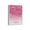 Paris City Street Map Art - The Mortal Soul