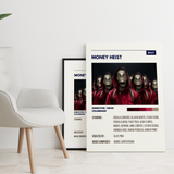 Money Heist Retro Wall Art - The Mortal Soul