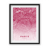 Paris City Street Map Art - The Mortal Soul