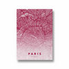Paris City Street Map Art - The Mortal Soul