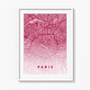 Paris City Street Map Art - The Mortal Soul
