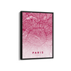 Paris City Street Map Art - The Mortal Soul