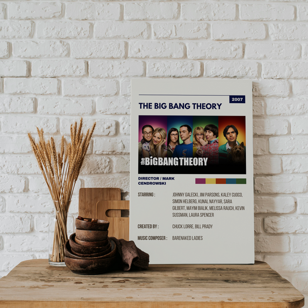 The Big Bang Theory Retro Wall Art - The Mortal Soul