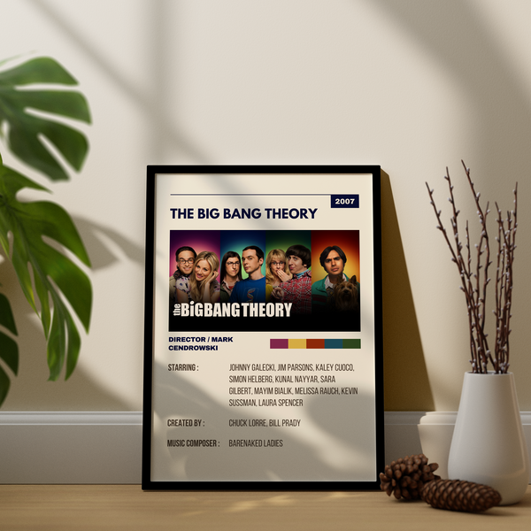 The Big Bang Theory Retro Wall Art - The Mortal Soul