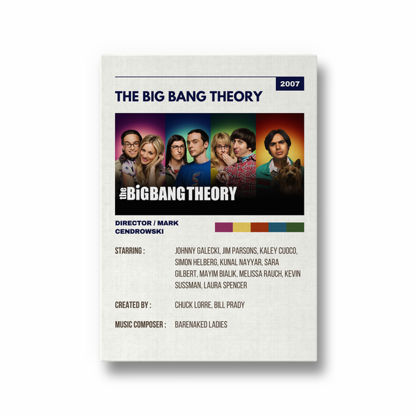 The Big Bang Theory Retro Wall Art - The Mortal Soul