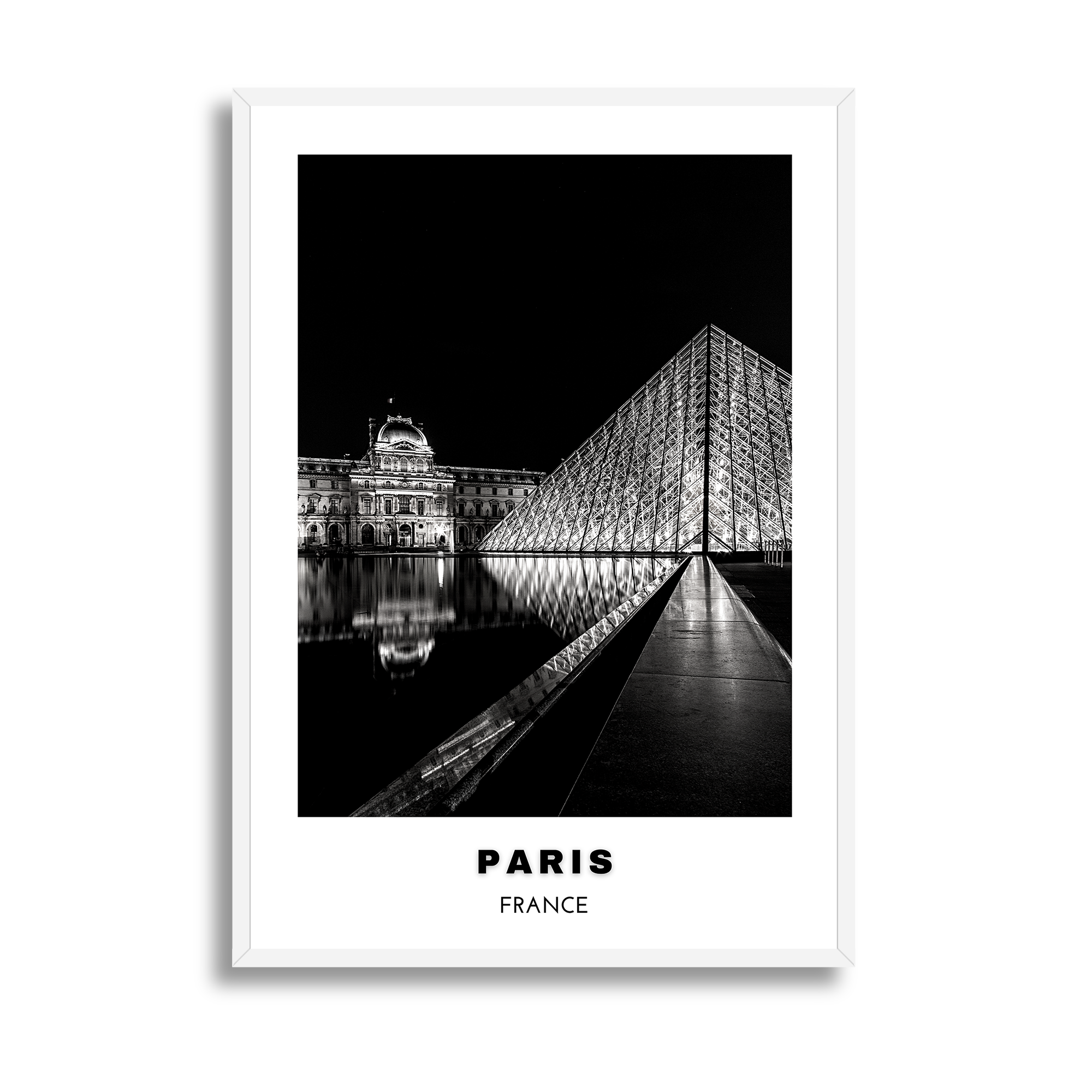 Paris City Art (Louvre B&W) - The Mortal Soul