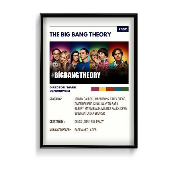 The Big Bang Theory Retro Wall Art - The Mortal Soul