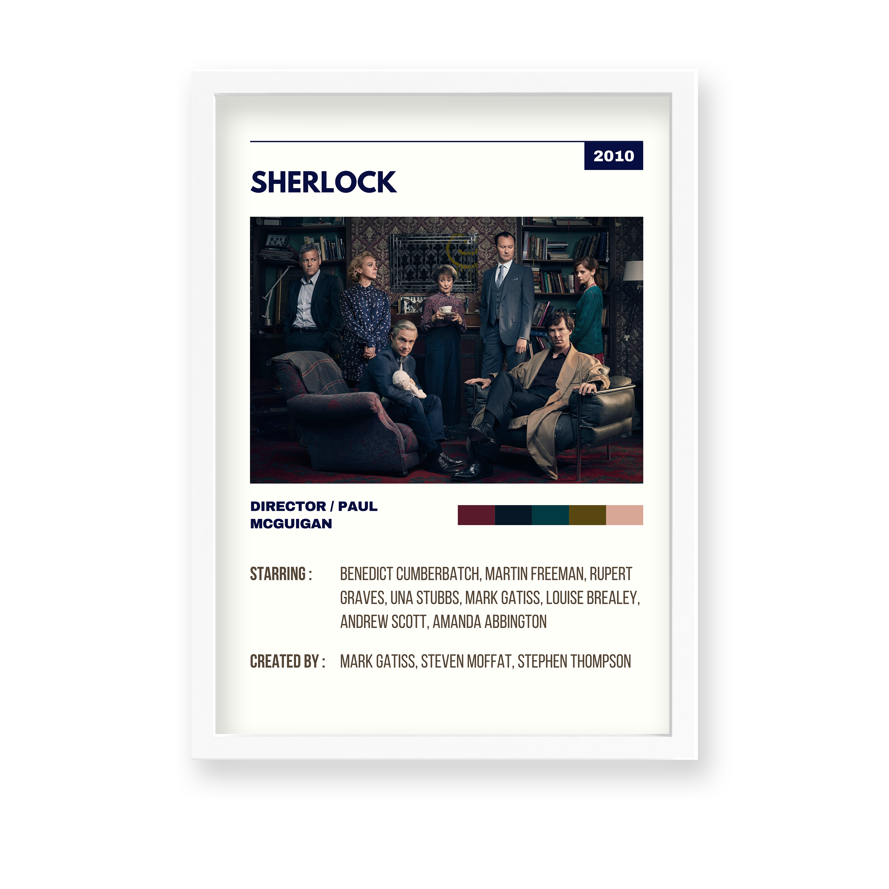 Sherlock Retro Wall Art - The Mortal Soul
