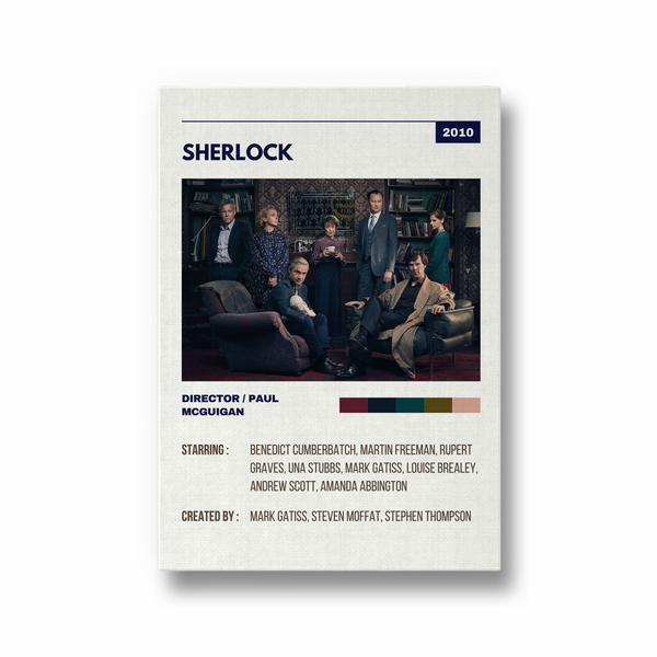 Sherlock Retro Wall Art - The Mortal Soul