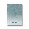 Rome City Street Map Art - The Mortal Soul