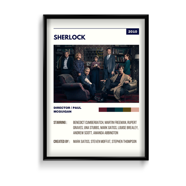 Sherlock Retro Wall Art - The Mortal Soul