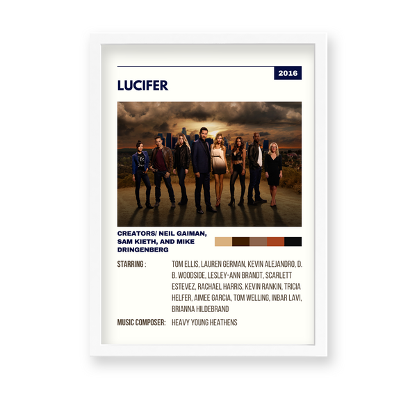 Lucifer Retro Wall Art - The Mortal Soul
