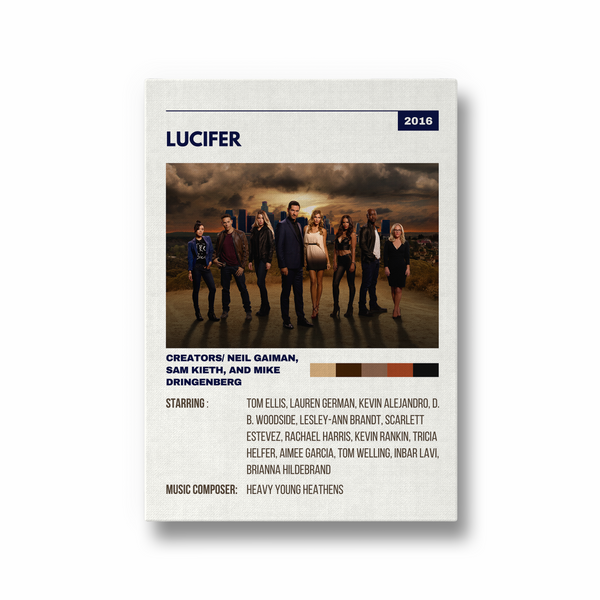 Lucifer Retro Wall Art - The Mortal Soul