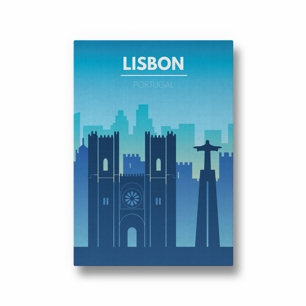 Lisbon Minimal Wall Art - The Mortal Soul