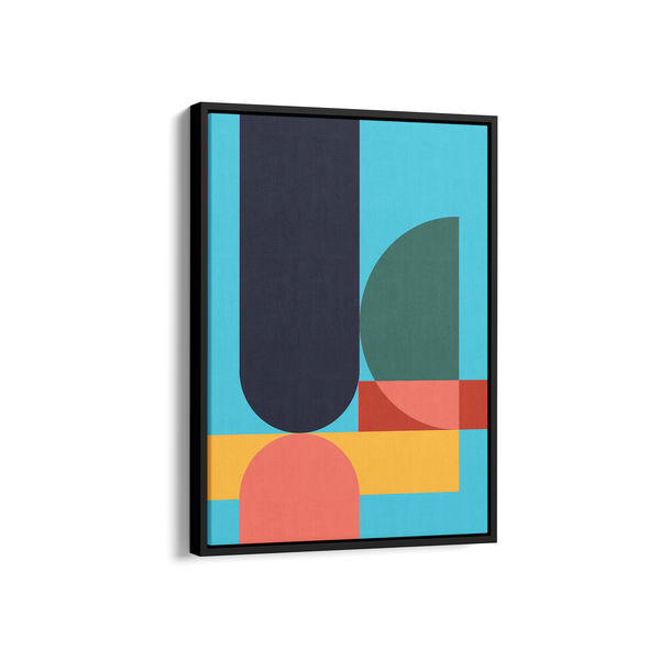 Reflection Abstract Geometric Modern Wall Art - The Mortal Soul