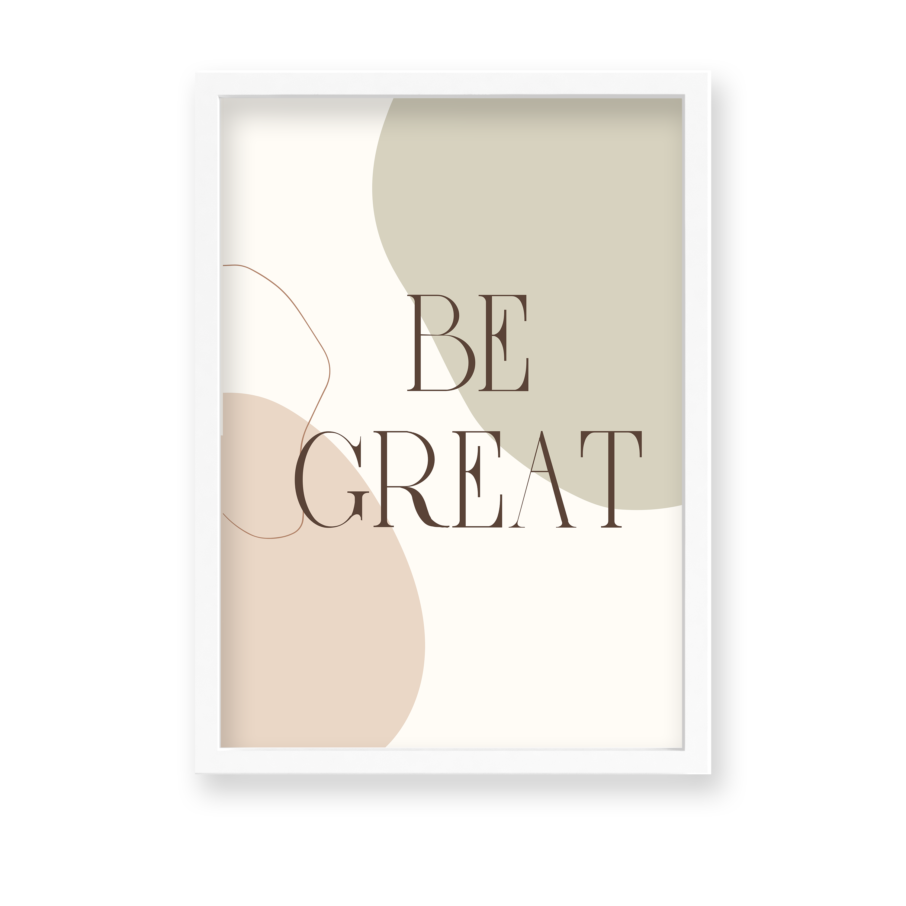 Be Great Quote Wall Art - The Mortal Soul