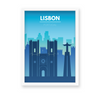 Lisbon Minimal Wall Art - The Mortal Soul