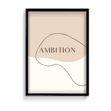 Ambition Quote Wall Art - The Mortal Soul