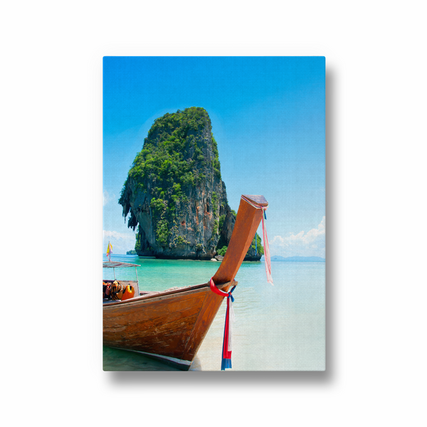 Boat on a beach Wall Art