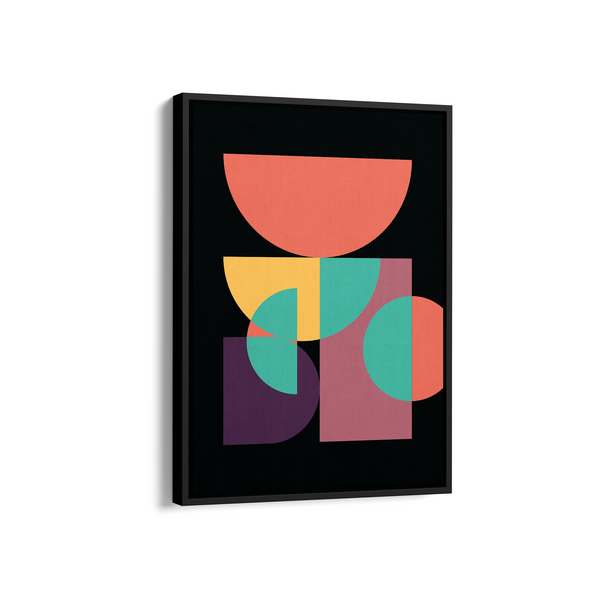 Shadow of Passion Abstract Geometric Modern Wall Art - The Mortal Soul