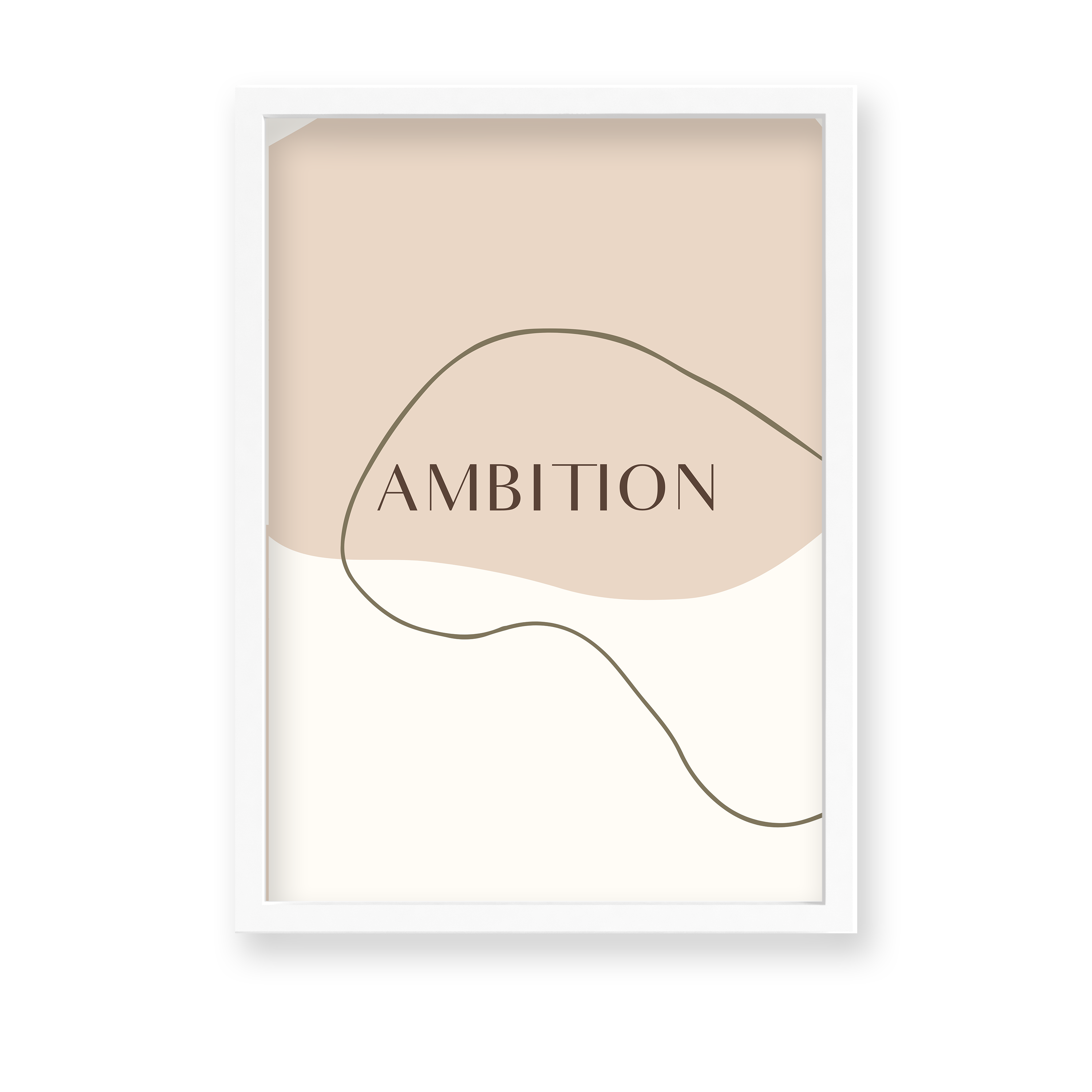 Ambition Quote Wall Art - The Mortal Soul