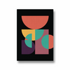 Shadow of Passion Abstract Geometric Modern Wall Art - The Mortal Soul