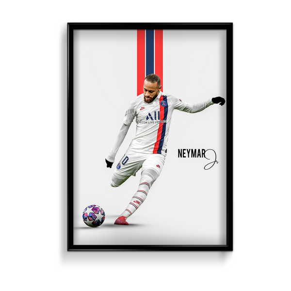 Neymar Jr PSG Wall Art - The Mortal Soul