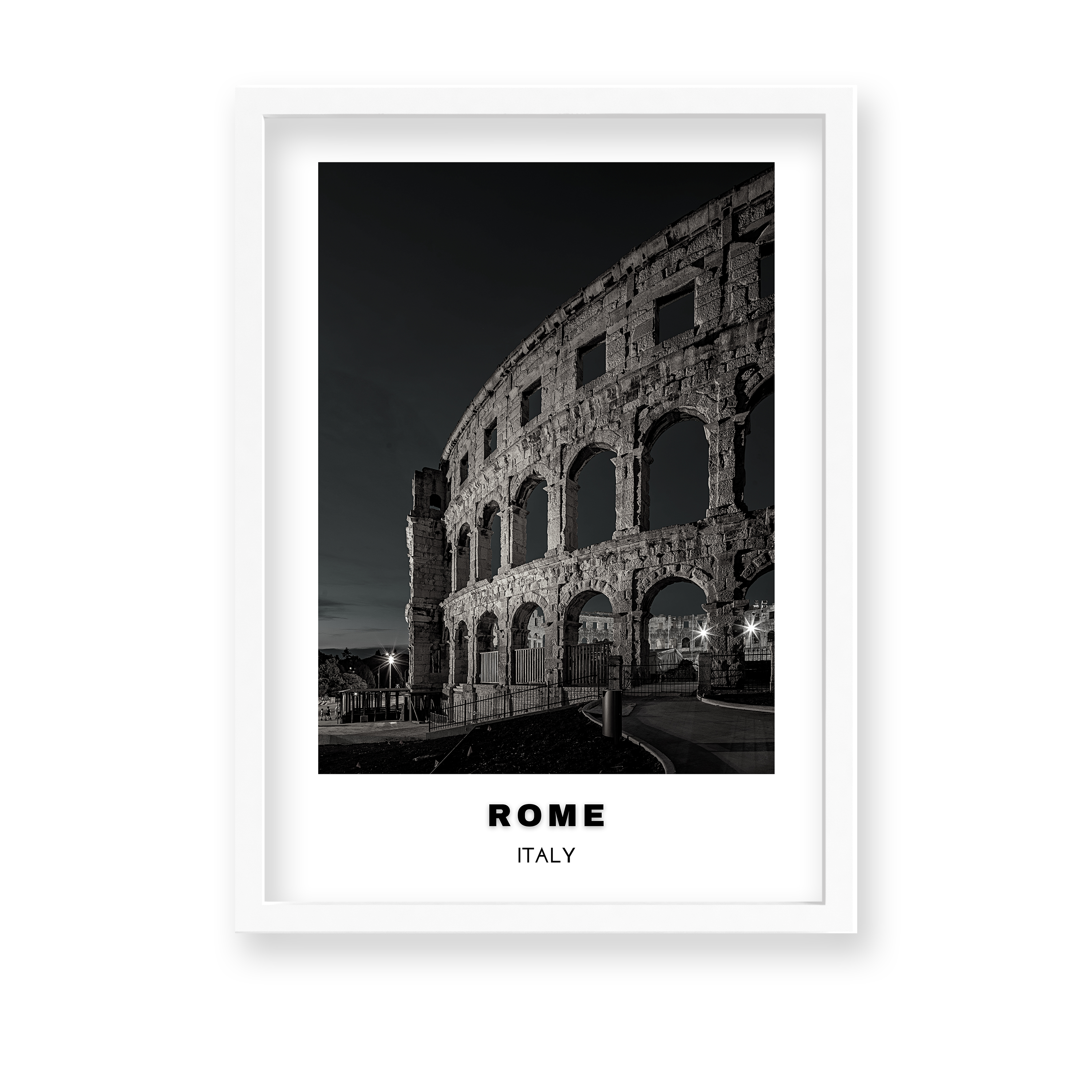 Rome City Art (B&W) - The Mortal Soul