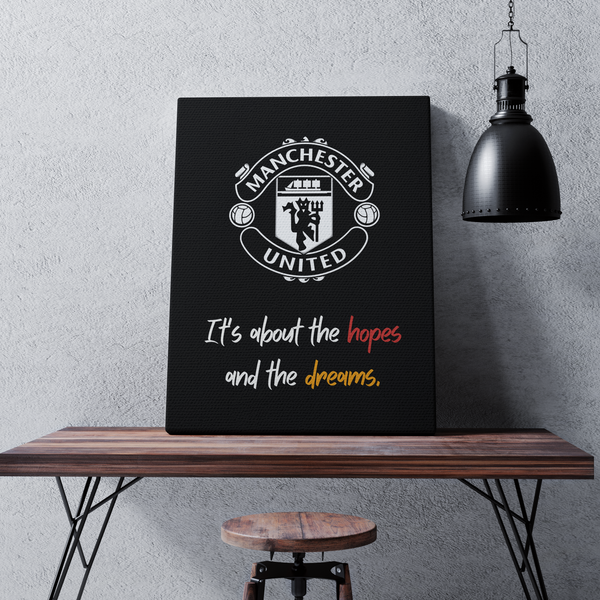 Manchester United Hope Wall Art - The Mortal Soul