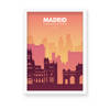 Madrid Minimal Wall Art - The Mortal Soul