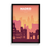 Madrid Minimal Wall Art - The Mortal Soul