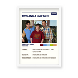 Two and a half men Retro Wall Art - The Mortal Soul