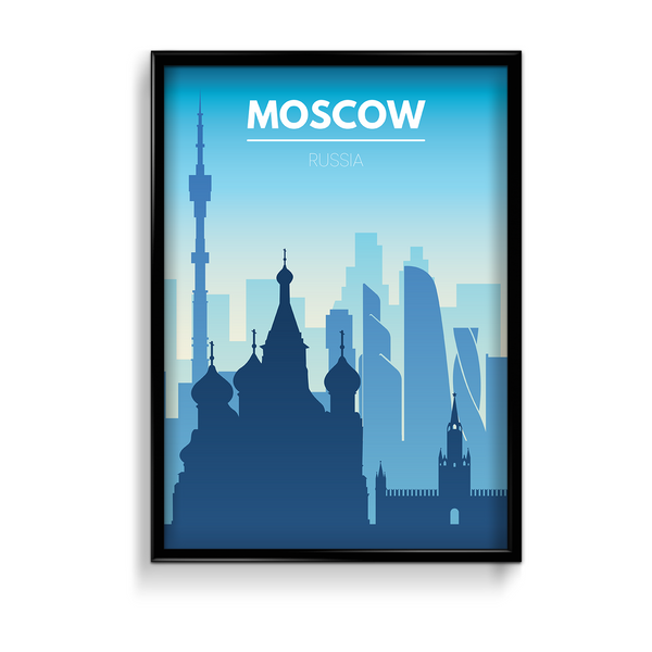 Moscow Minimal Wall Art - The Mortal Soul