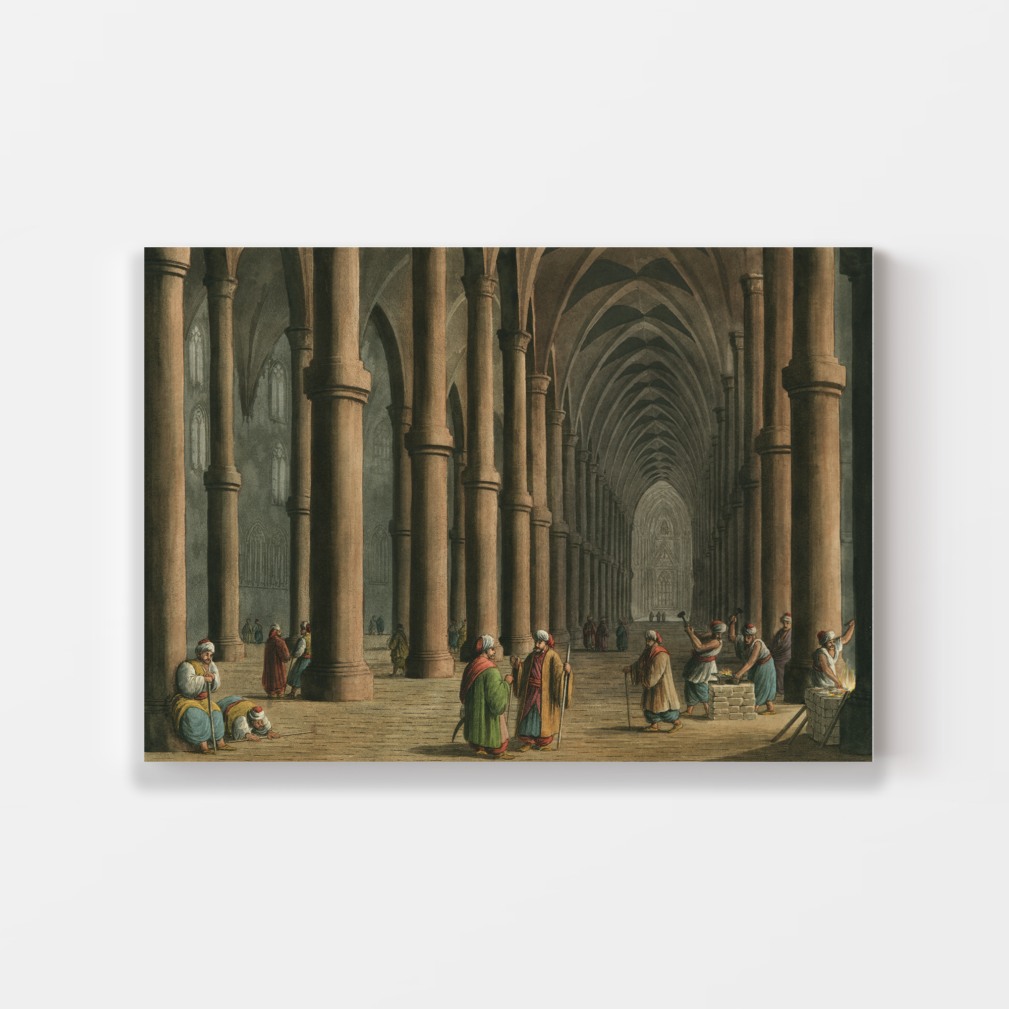 Cathedral at Tortosa (1810) illustrated by Luigi Mayer