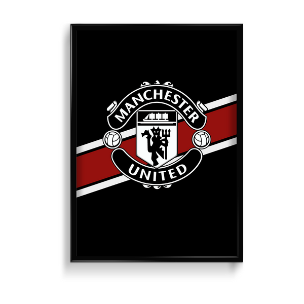 Manchester United Black Wall Art - The Mortal Soul