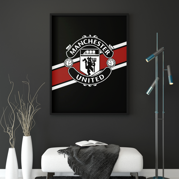 Manchester United Black Wall Art - The Mortal Soul