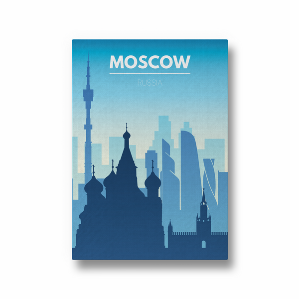 Moscow Minimal Wall Art - The Mortal Soul
