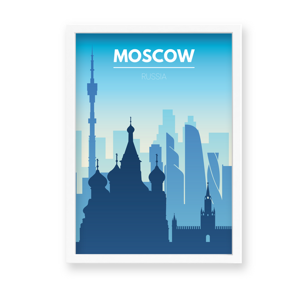 Moscow Minimal Wall Art - The Mortal Soul
