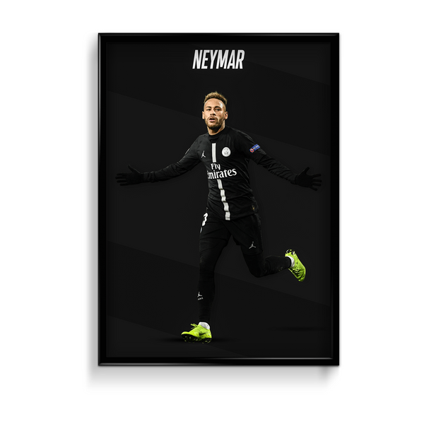 Neymar Jr PSG Wall Art - The Mortal Soul