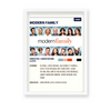 Modern Family Retro Wall Art - The Mortal Soul