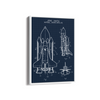 Space Shuttle Blueprint Premium Wall Art - The Mortal Soul
