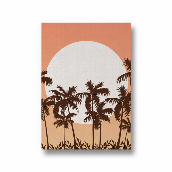 The Beach - Minimal Landscape Modern Wall Art - The Mortal Soul